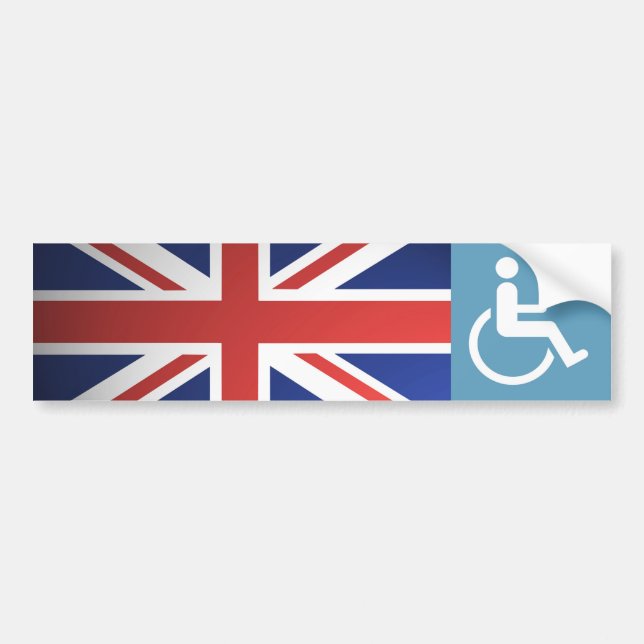 Uk-handikappade personerVeteran. Bildekal (Framsidan)