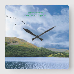 UK Image for Acrylic Wall Clock Fyrkantig Klocka