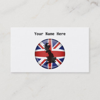 Uk-jordklot, ditt namn här visitkort