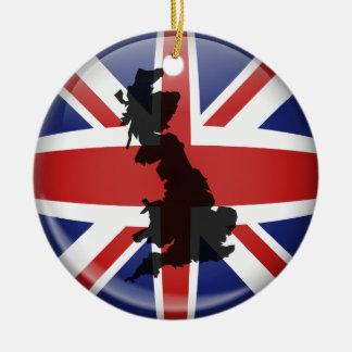 Uk-jordklot Julgransprydnad Keramik