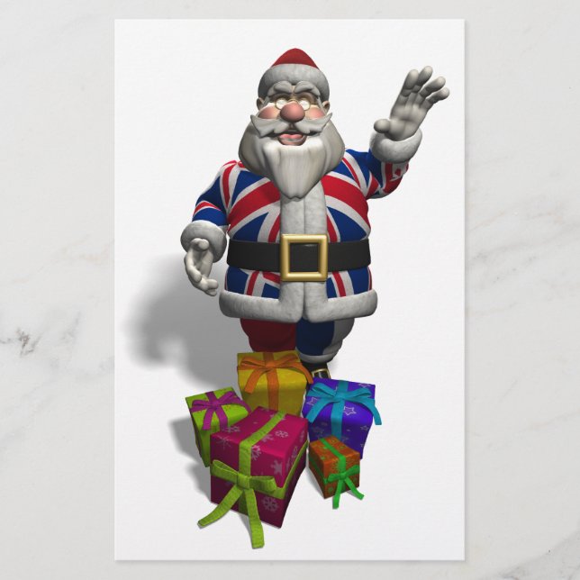 UK JULTOMTEN BREVPAPPER (Framsida)