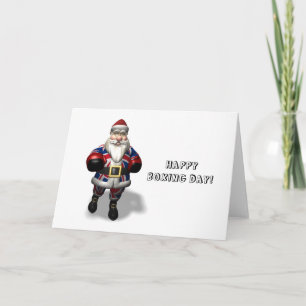 UK Jultomten på Boxing Day Helgkort