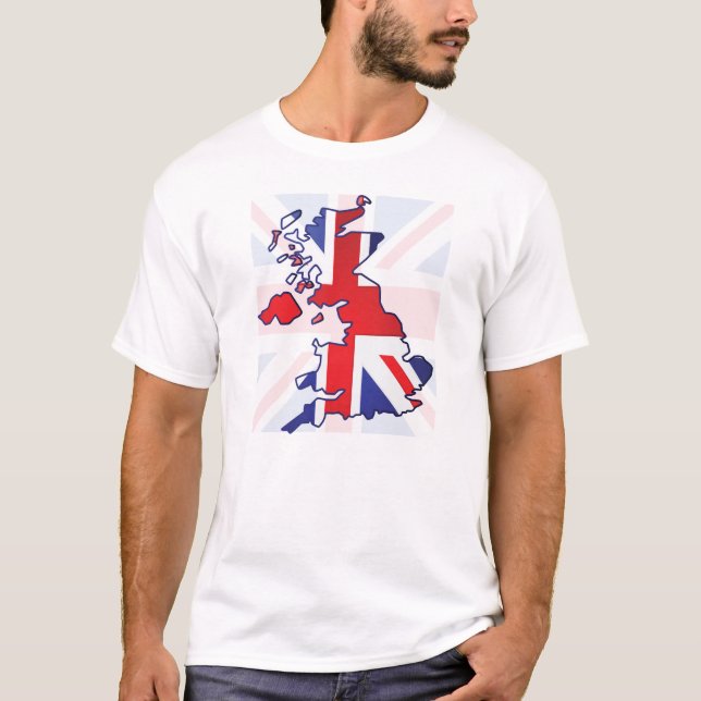 Uk-karta Tee (Framsida)
