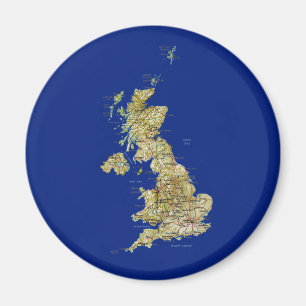 Uk-kartamagnet Magnet