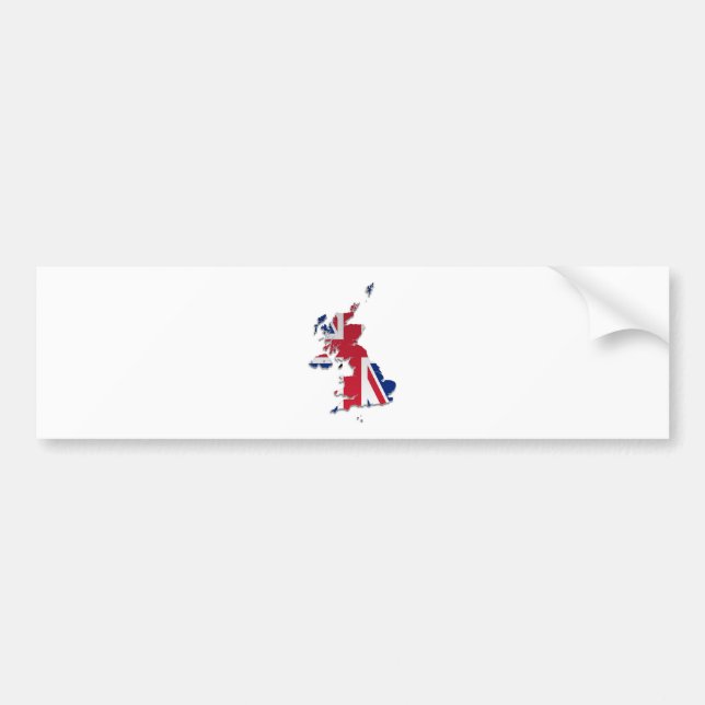 Uk- & kronaberoendeflagga Map_3 Bildekal (Framsidan)