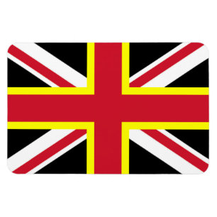 UK Magnet - Fyra Kor Flagga