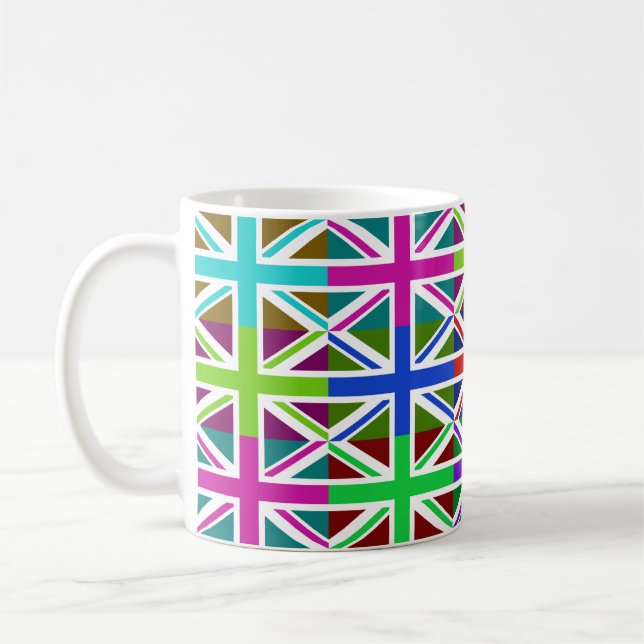 UK Multihue Flaggor Mugg (Vänster)