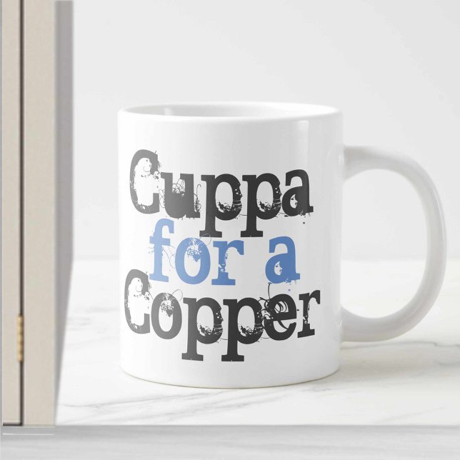 UK Police Mugg - Cuppa for a Copper Jumbo Mugg (Skapare uppladdad)