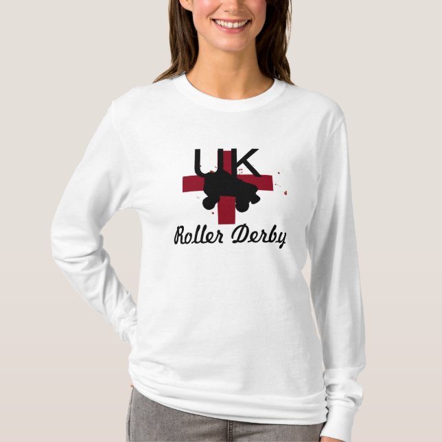 Uk-rullDerby långärmad T-shirt (Framsida)