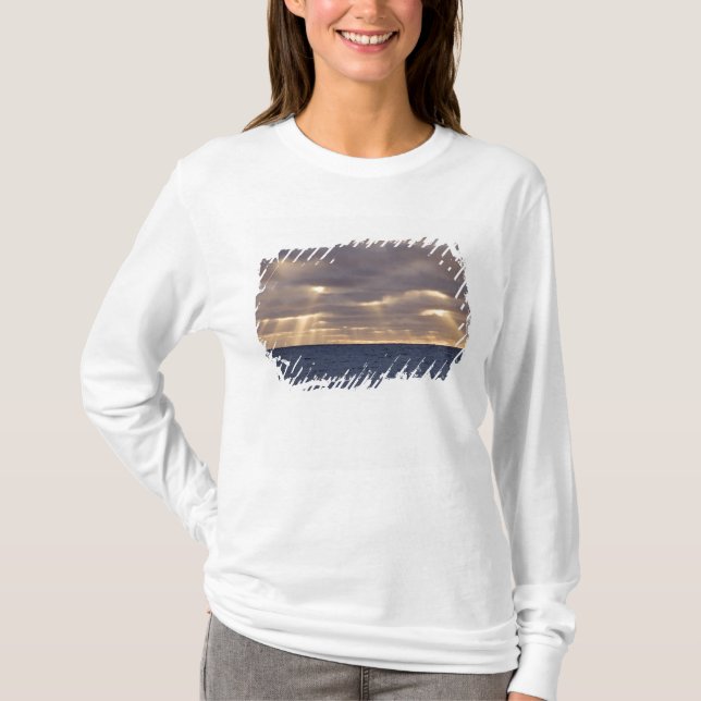 UK-territorium, Sydgeorgien, Scotiasea. Tee Shirt (Framsida)