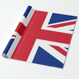 UK Union Jack British Flagga Presentpapper