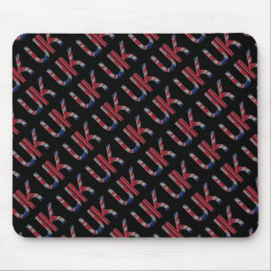 UK Union Jack British Flagga Typography Elegant Musmatta