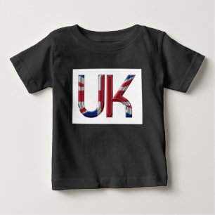 UK Union Jack British Flagga Typography Elegant Tröja