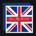UK Union Jack Flagga British Bröllop Inbjudningar<br><div class="desc">Storbritanniens inbjudan Jack Flagga Wedding med en liten brittisk lektion.. anpassadet bröllop annonser från Ricaso</div>