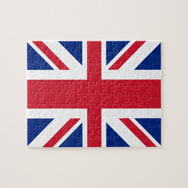 UK United Union Jack Flagga Pussel (Horisontell)