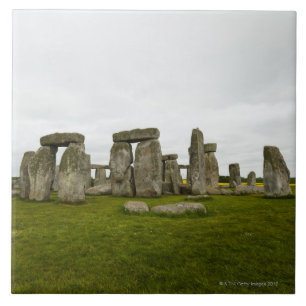 UK Wiltshire, Stonehenge Kakelplatta