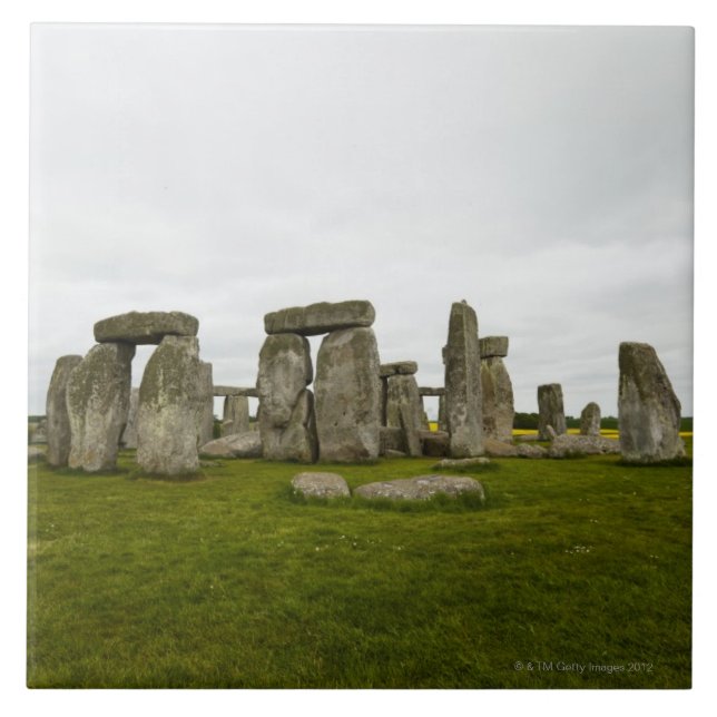 UK Wiltshire, Stonehenge Kakelplatta (Framsidan)