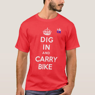 UKCyclocross - pik in och bär cykeln T-shirt