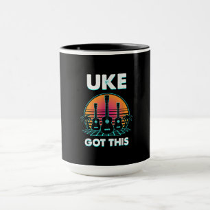Uke Har this underbara Ukulele Player Guitar Music Mugg