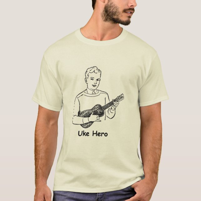 Uke hjälte t-shirt (Framsida)