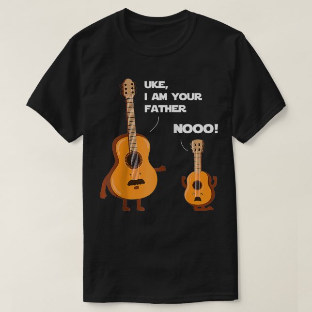 Uke I Am Your Father  Funny Ukulele Guitar Music G T Shirt (Design framsida)