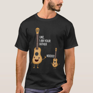 Uke I är din Far T Shirt Ukulele Funny Guitar