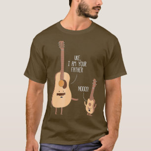 Uke I är din Far T Shirt Ukulele Guitar