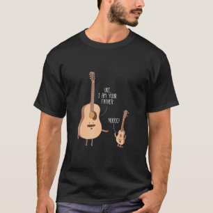 Uke I är din Far T Shirt Ukulele Guitar Music