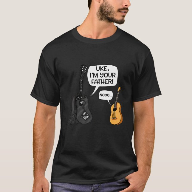 Uke I är din Far Tee Ukulele Guitar Music (Framsida)