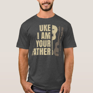 Uke I är din Far Ukulele Guitar Music 3089 T Shirt