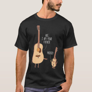 Uke I är din Far Ukulele Guitar Music T Shirt