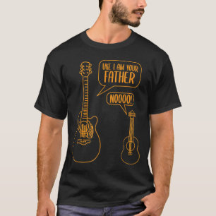 Uke I är din Far Ukulele Guitar Music T Shirt