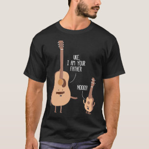 Uke I är din Far Ukulele Guitar Music T Shirt