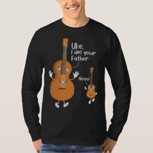 Uke I är ditt Far Ukulele Guitar Instrument Uk T Shirt