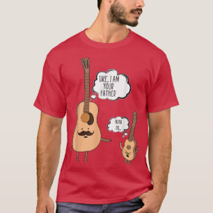 Uke I är Far Ukulele Guitar Music Kärlek Png T Shirt