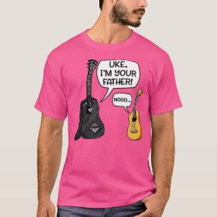 Uke Im Din Far Funny Guitar T Shirt