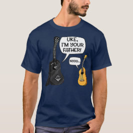 Uke Im Din Far Funny Guitar T Shirt