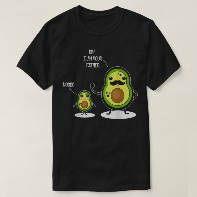 Uke jag är din Far Funny Avocado Father Avoca T Shirt (Design framsida)