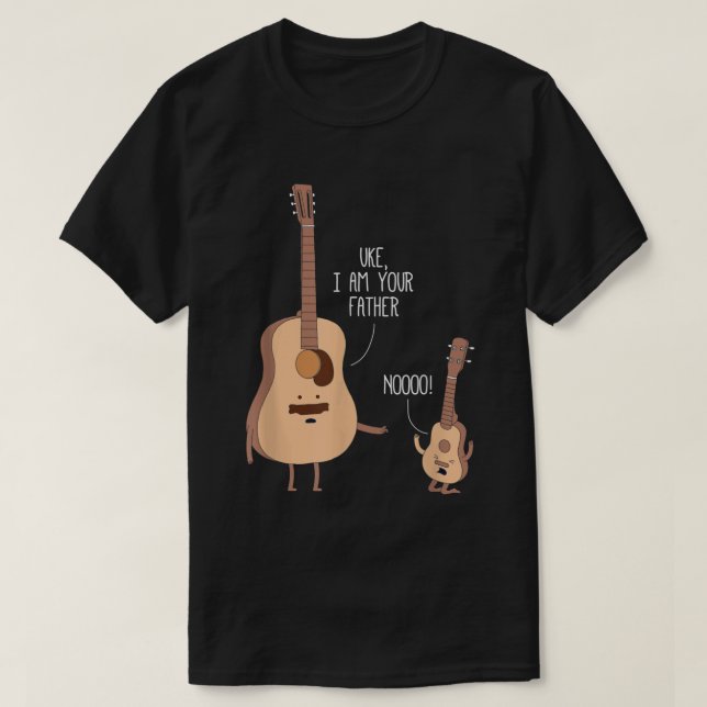 Uke, jag är din far t shirt (Design framsida)