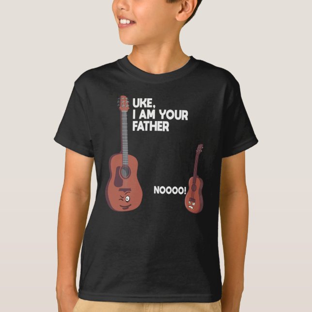 Uke jag är din far, Ukulele T Shirt (Framsida)