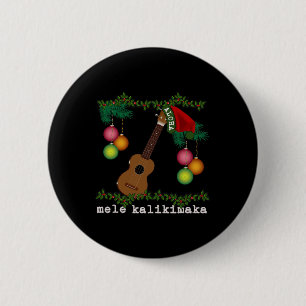 Uke Mele Kalikimaka Ukulele jul Sång Aloha Knapp