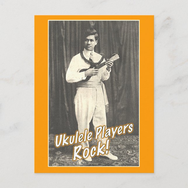 Uke Players Sten vycard Vykort (Framsida)