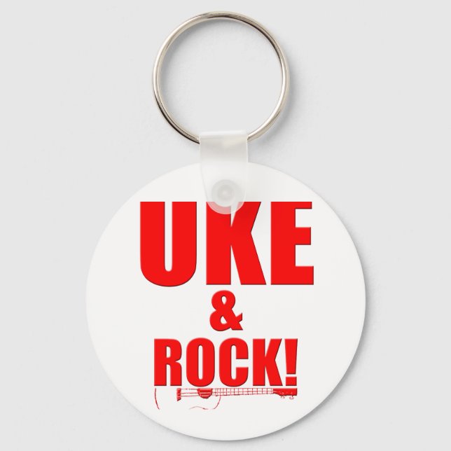 Uke & Rock Nyckelring (Framsida)