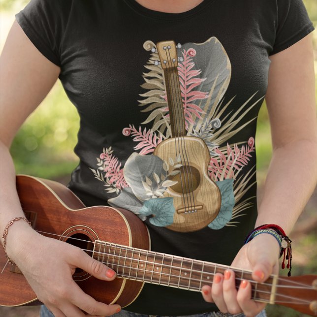 Uke Ukulele Guitar - Musician Guitarist Ukulele T Shirt (Skapare uppladdad)