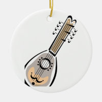 Ukelele åtta stränger, grafiskt avbildar design