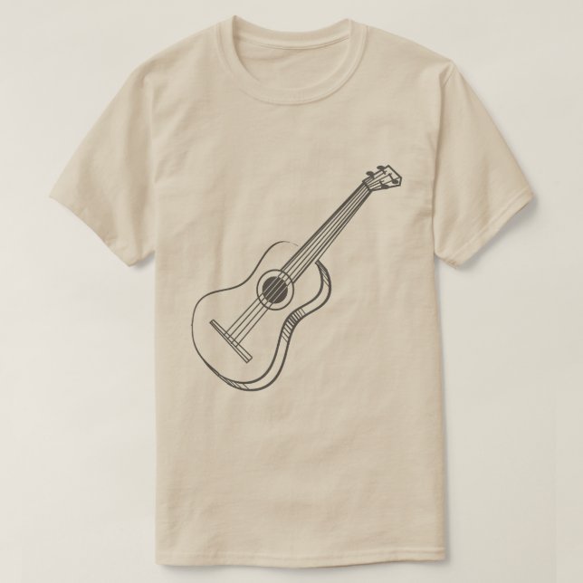 Ukelele T-tröja Tee (Design framsida)