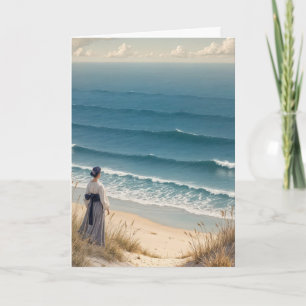 Ukiyo-e Art Japansk kvinnlig sympati Kort