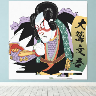 Ukiyo-e Art of Kabuki Canvastryck