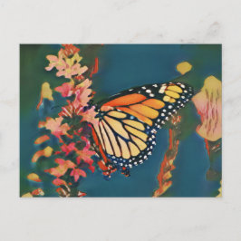 Ukiyo-e Butterfly Vykort