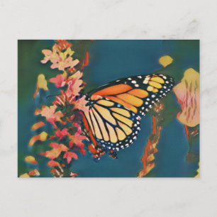 Ukiyo-e Butterfly Vykort